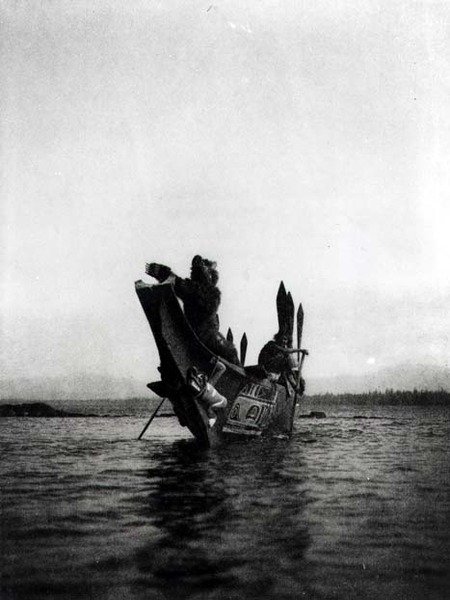 Tenaktak esküvői vendégek az "Észak-amerikai indiánból" alkotó: Edward Sheriff Curtis