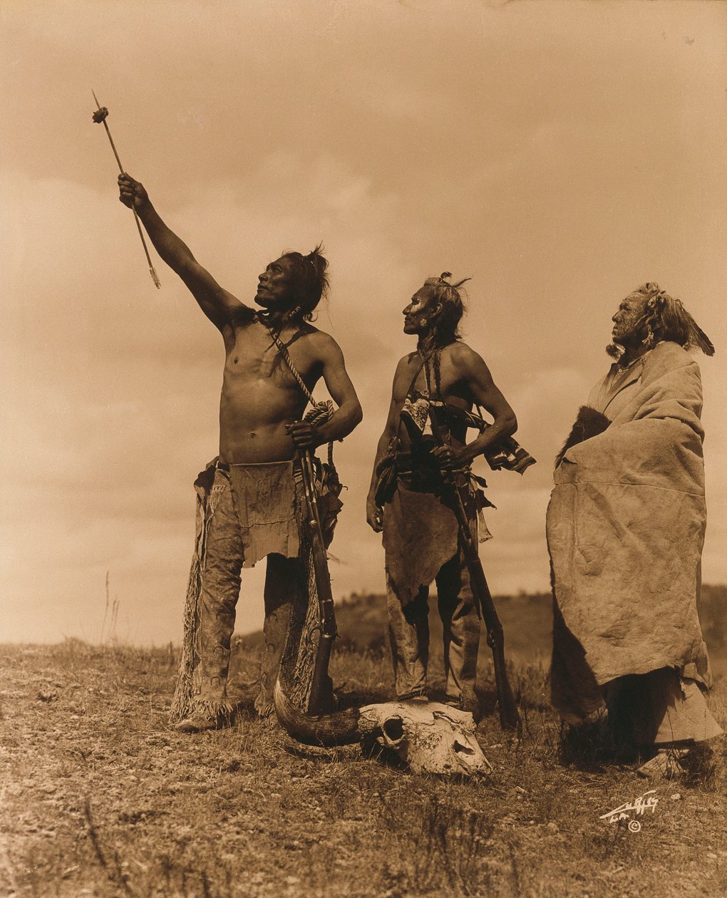 Az eskü – Apsaroke alkotó: Edward Sheriff Curtis