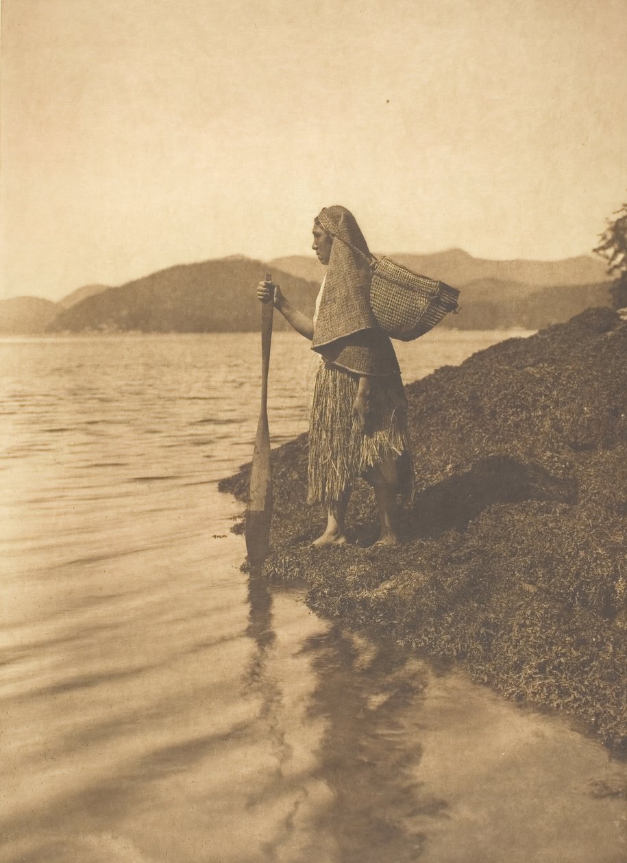 A hínárgyűjtő, 1915. alkotó: Edward Sheriff Curtis