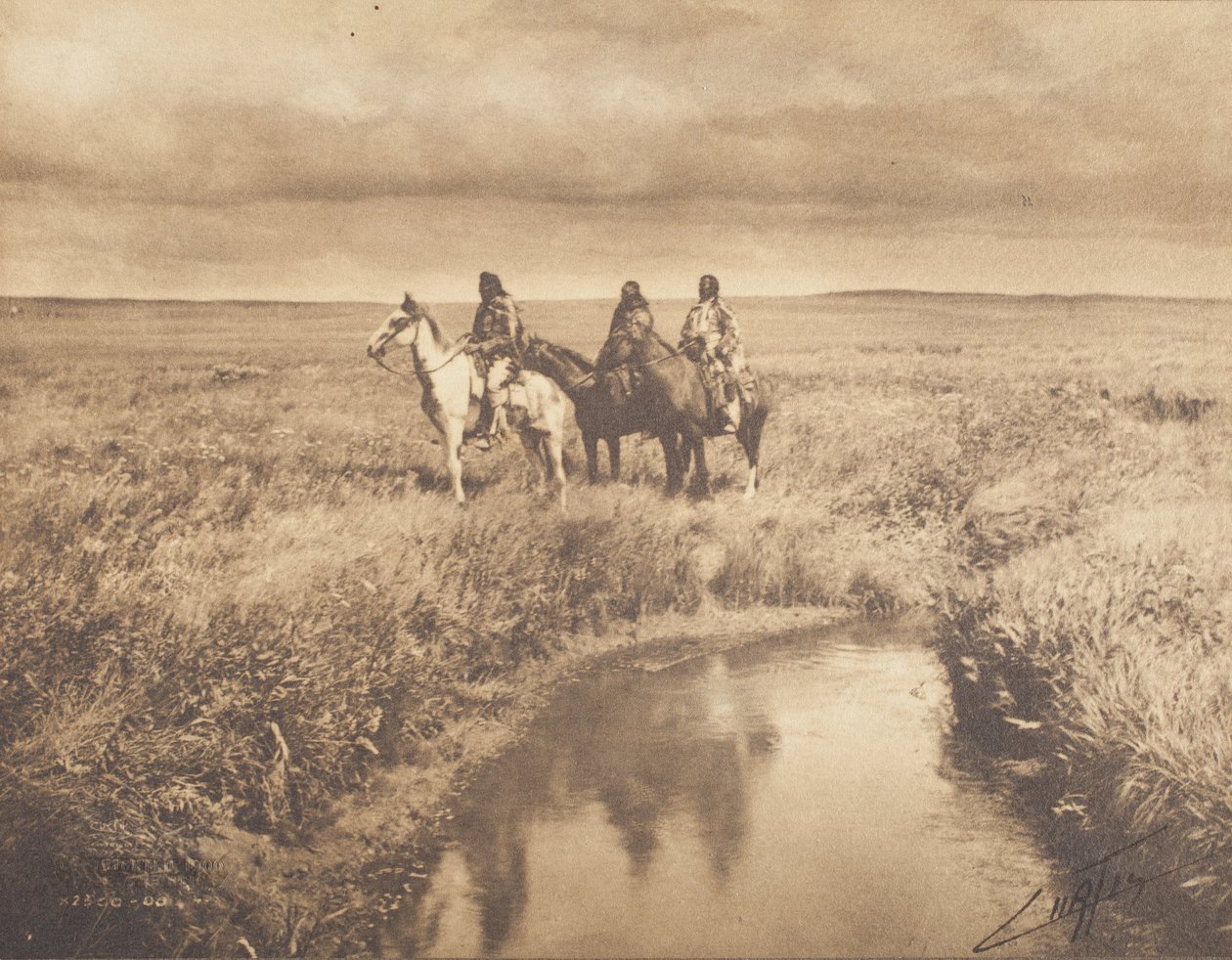 A három törzsfőnök - Piegan alkotó: Edward Sheriff Curtis