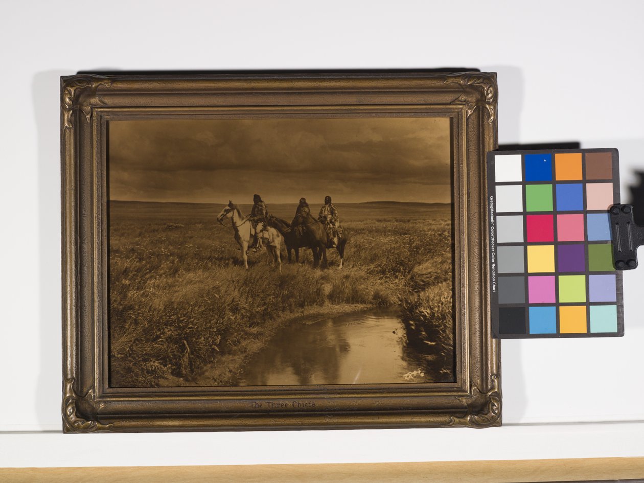 A három főnök, Piegan alkotó: Edward Sheriff Curtis