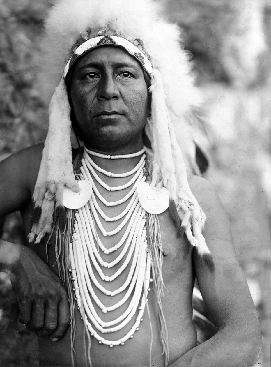 Upshaw, Apsaroke (Varjú), c. 1905, fénykép Edward S. Curtis alkotó: Edward Sheriff Curtis