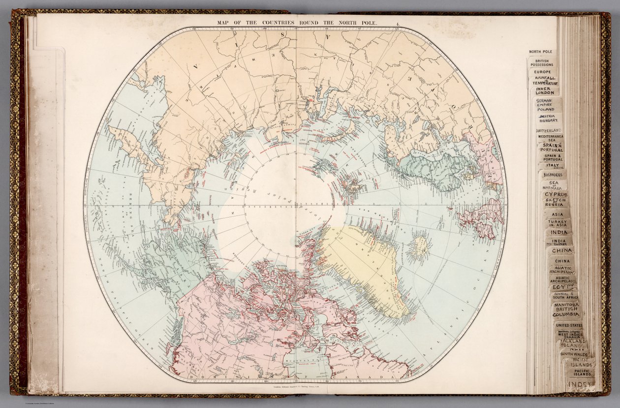 London atlas of universal geography, 1887 (14053008) alkotó: Edward Stanford