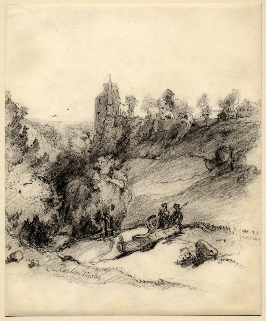 Roslin (Rosslyn) kastély alkotó: Edward Thomas Daniell
