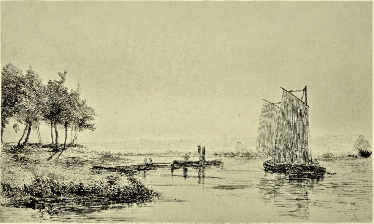 Whitlingam látképe alkotó: Edward Thomas Daniell
