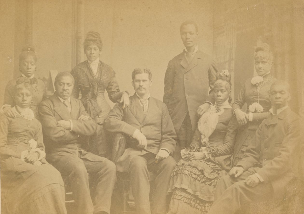 AZ EGYETLEN EREDETI New Orleans-i egyetemi énekesek, 1877-1890. alkotó: Edward W. Bogardus