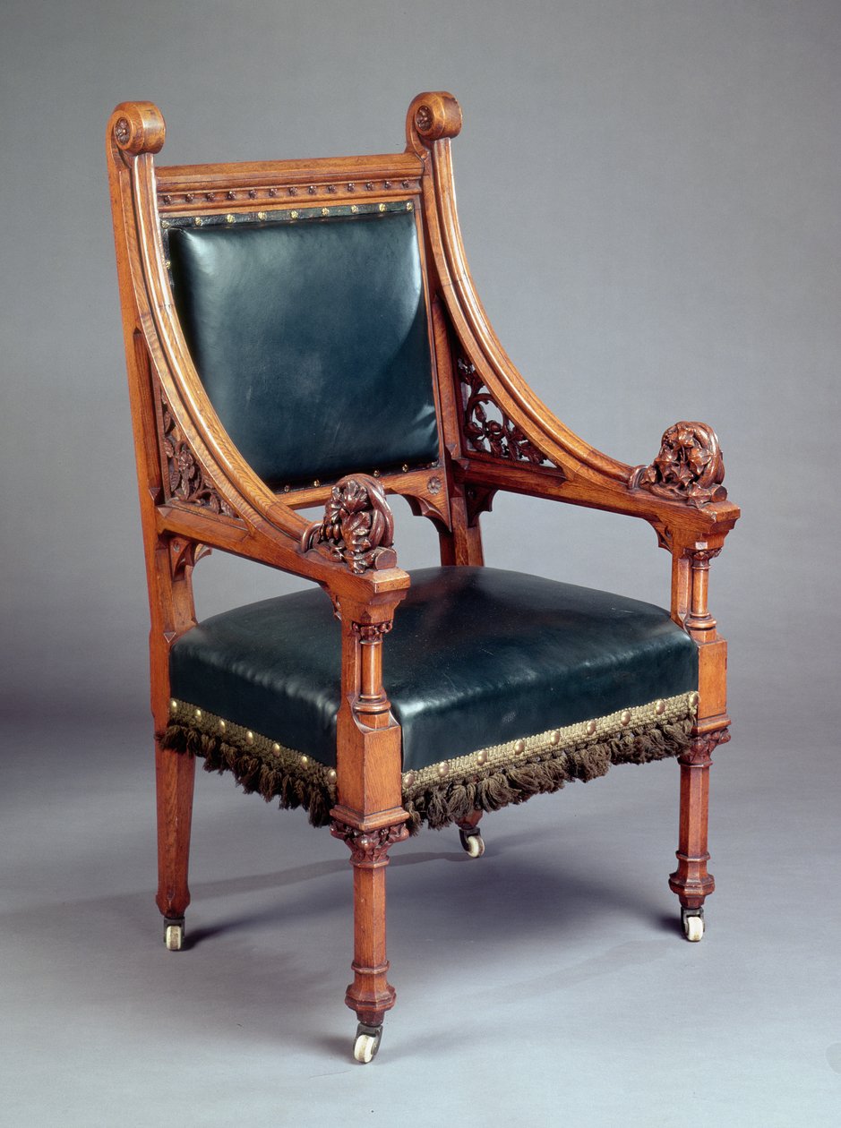 Szék, valószínűleg Crace (tölgyfa) alkotó: Edward Welby Pugin