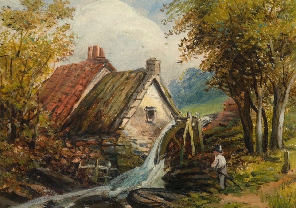 Sarehole malom, 19. század. alkotó: Edward Wilden