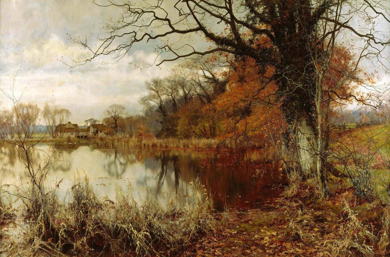 A lágy év siet, 1896 alkotó: Edward Wilkins Waite