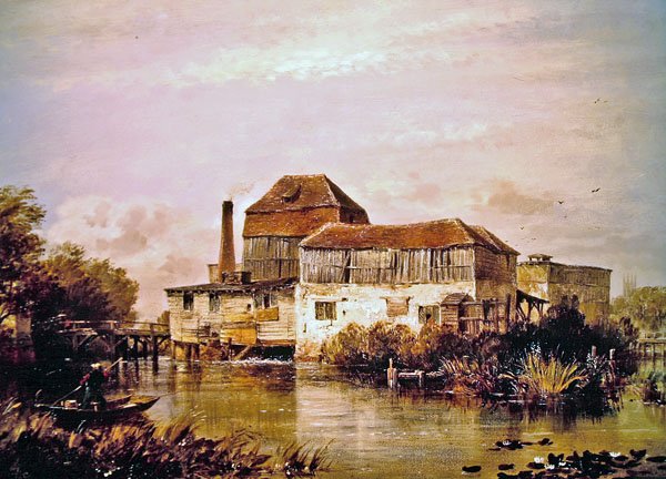 Beardwell, Oxford közelében (olaj) alkotó: Edward William Cooke