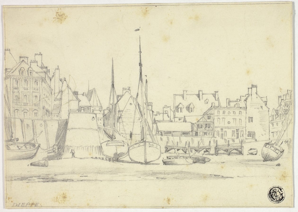 Dieppe alkotó: Edward William Cooke