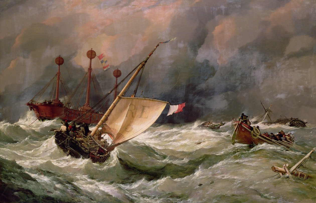 Reggel egy nehéz gála után (olaj, vászon) alkotó: Edward William Cooke