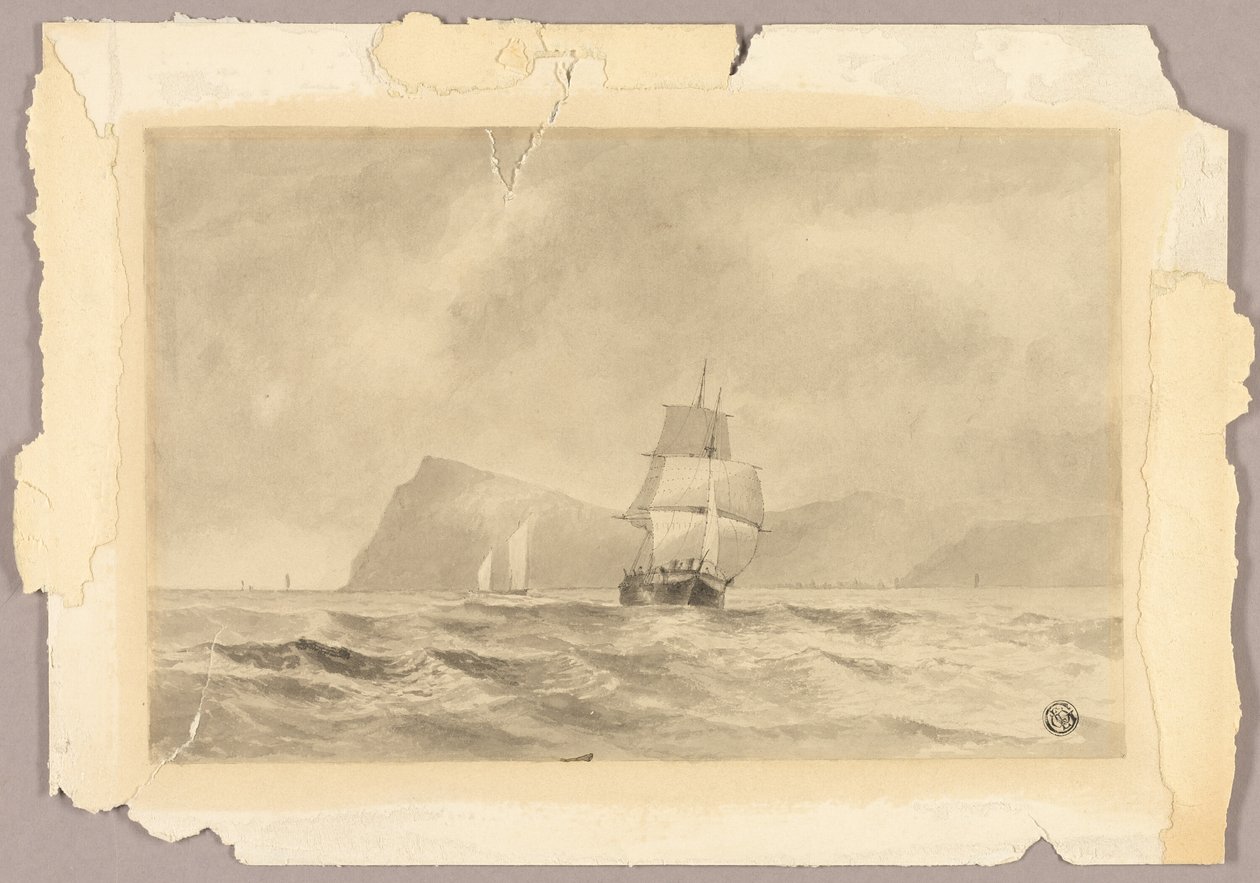 Whitby mellett alkotó: Edward William Cooke
