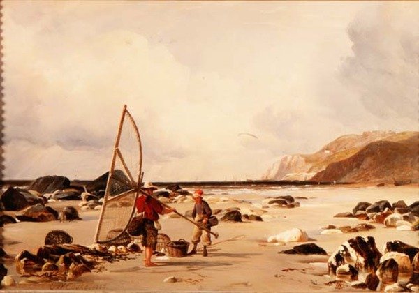 Garnélarák a tengerparton alkotó: Edward William Cooke