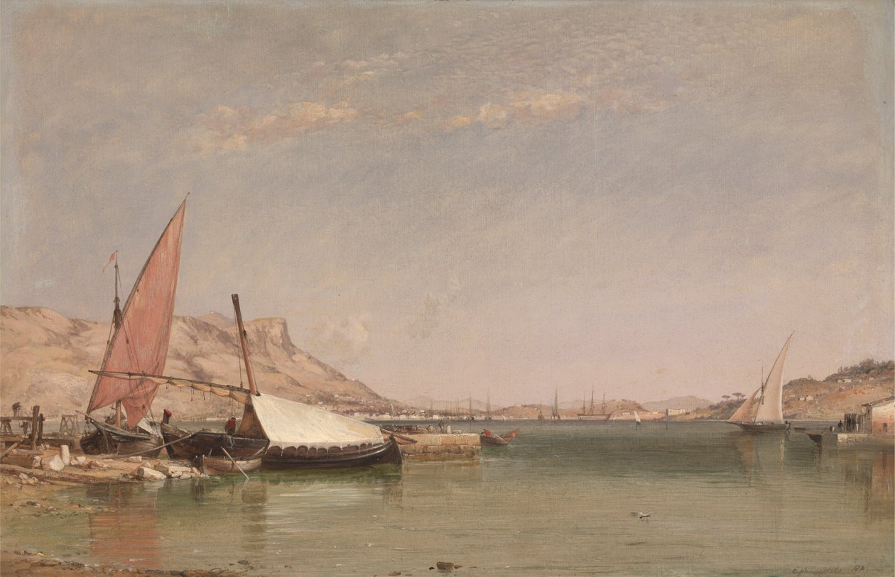 Toulon (?) alkotó: Edward William Cooke