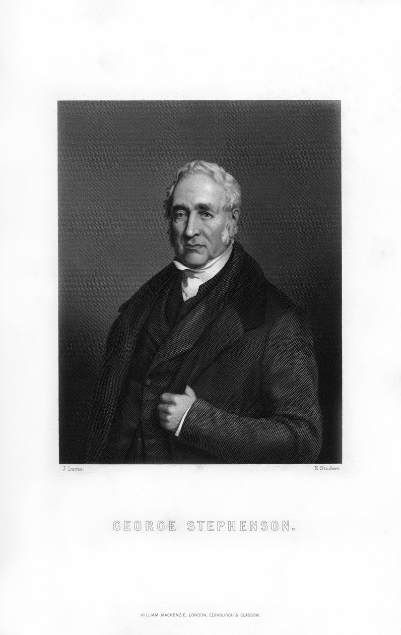 George Stephenson angol gépészmérnök, 1899. alkotó: Edward William Stodart