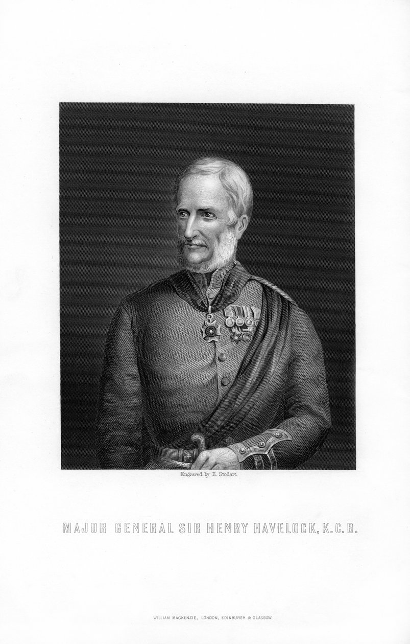 Sir Henry Havelock vezérőrnagy, brit tábornok, 1893. alkotó: Edward William Stodart