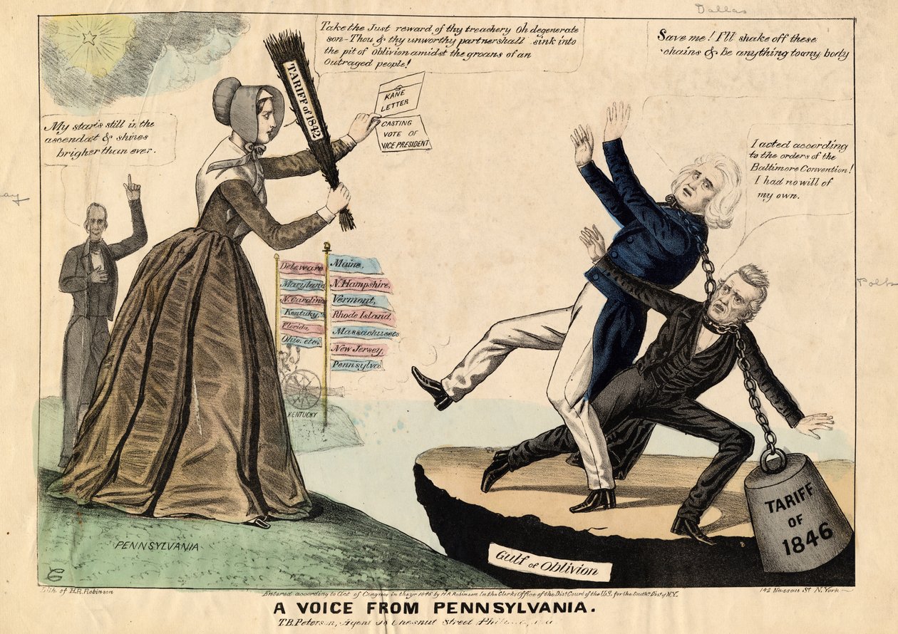 A voice from Pennsylvania, kiadó: H R Robinson, New York, 1846. alkotó: Edward Williams Clay