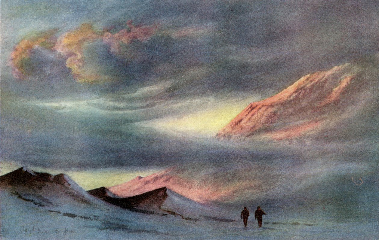 Naplemente Hut Pointból, 1911. április 2., 1913 alkotó: Charles Edward Wilson