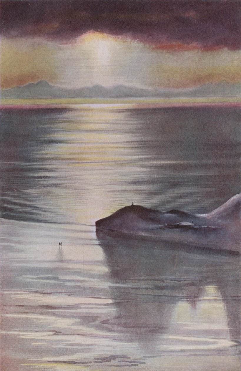Hut Point az Observation Hillről, 1911, 1913. alkotó: Charles Edward Wilson