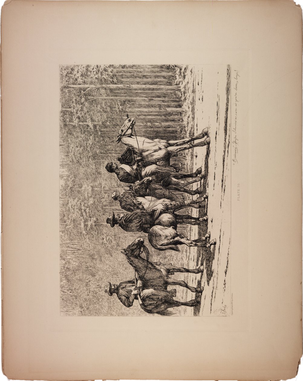 Bummers, 1876 alkotó: Edwin Austin Forbes