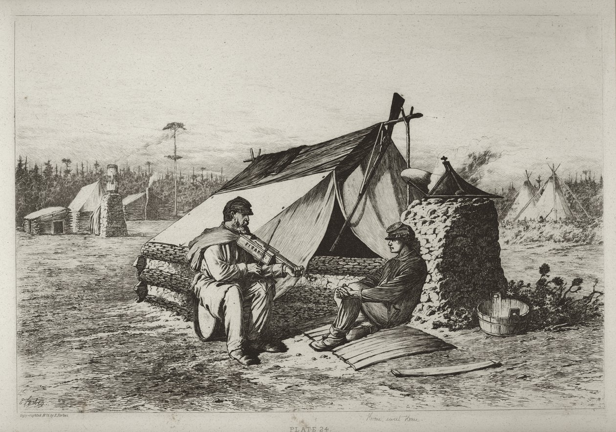 Otthon, édes otthon, Edwin Forbes alkotó: Edwin Austin Forbes