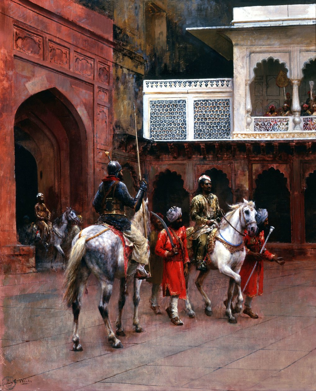 Indiai herceg, Agra palotája alkotó: Edwin Lord Weeks