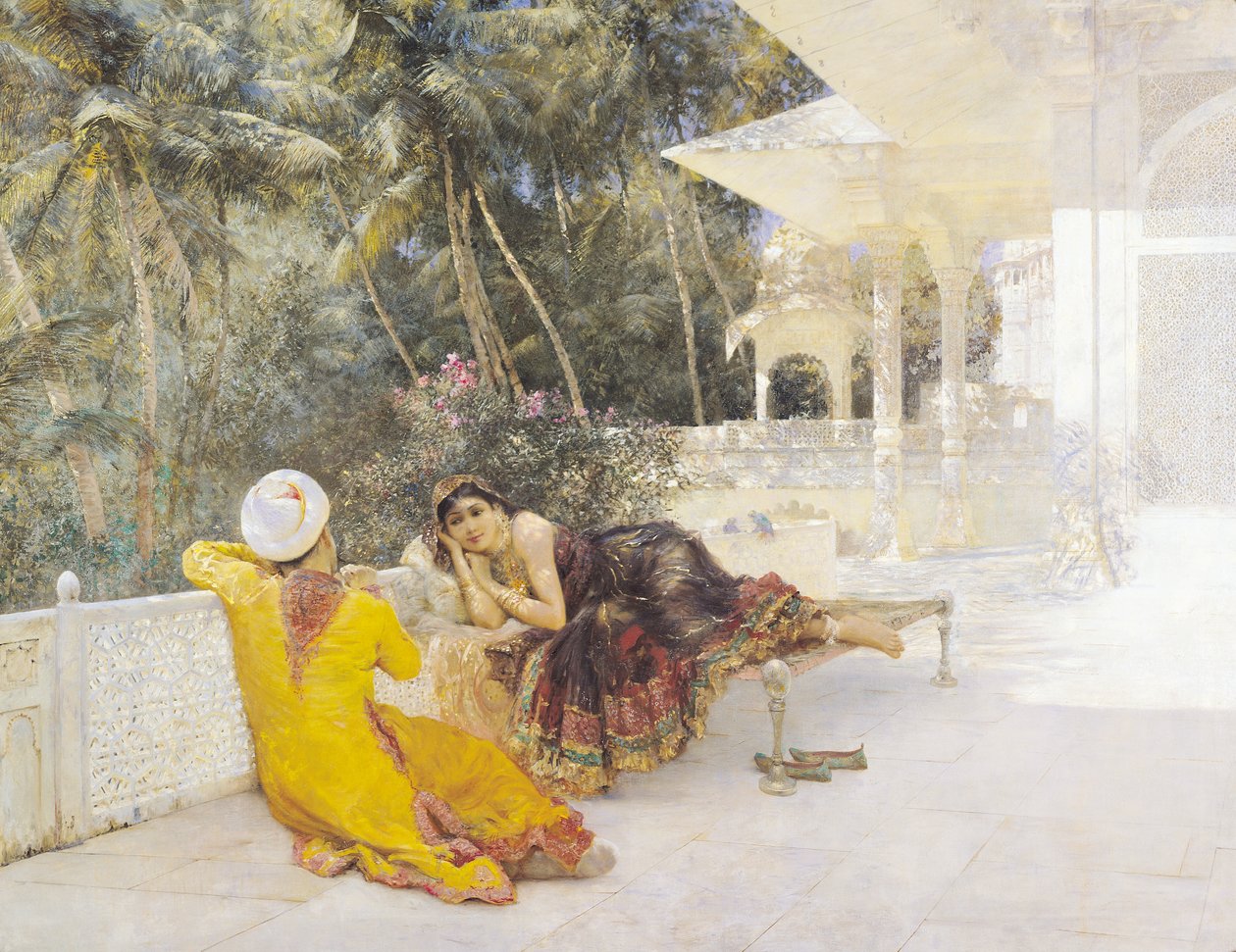 A bengáli hercegnő, 1889 körül alkotó: Edwin Lord Weeks