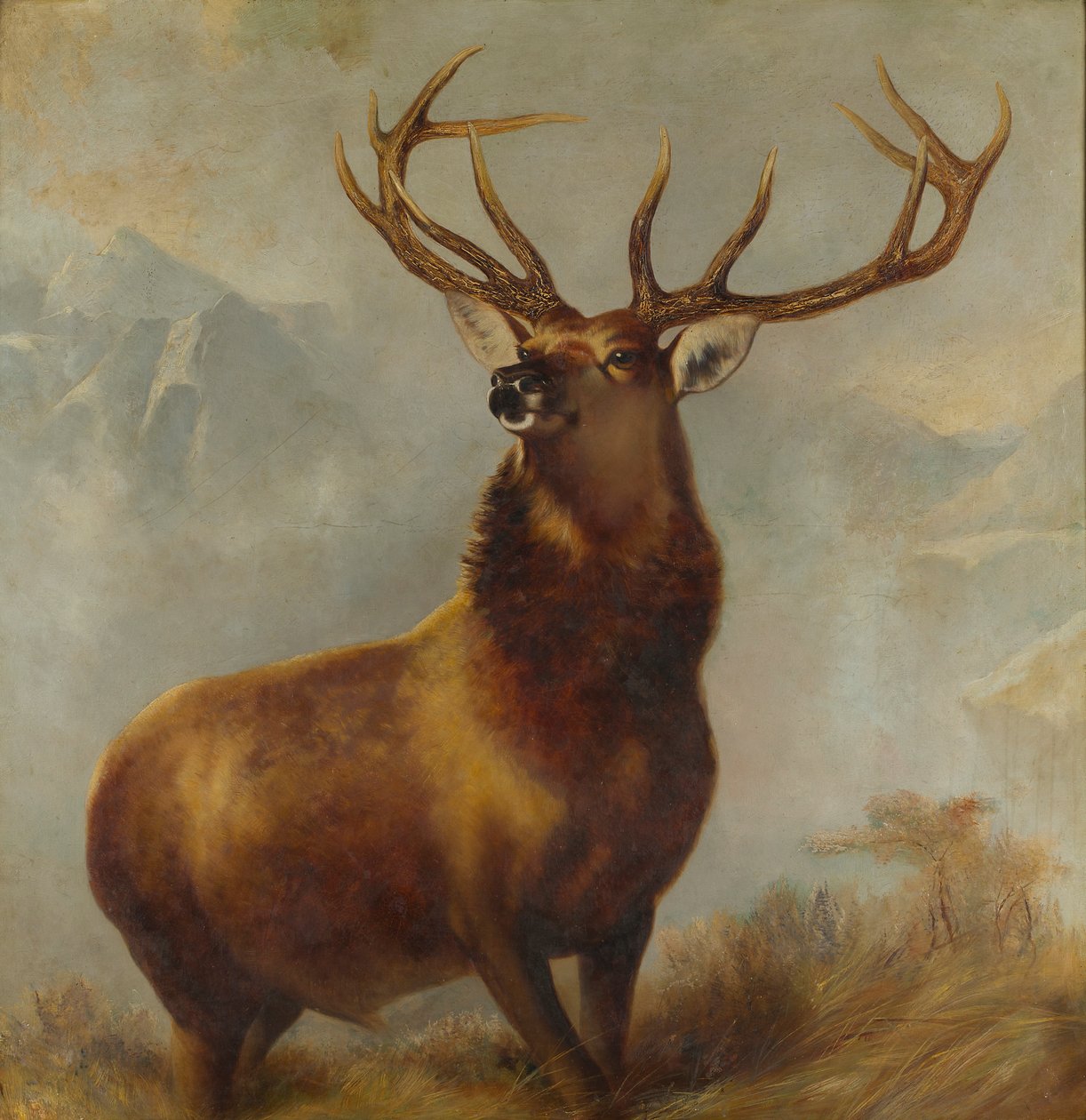 A Glen uralkodója (olaj, vászon) alkotó: Edwin (after) Landseer
