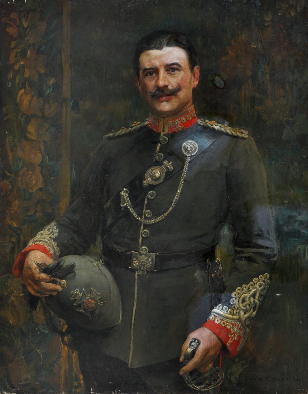 Egy önkéntes zászlóalj tisztje, a Middlesex ezred, 1904 körül alkotó: Edwin Arthur Ward