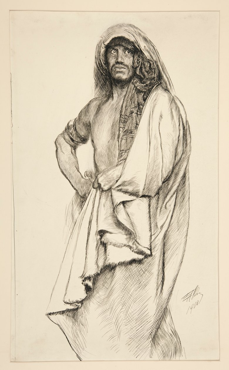 Aaron, a Titus Andronicustól alkotó: Edwin Austin Abbey