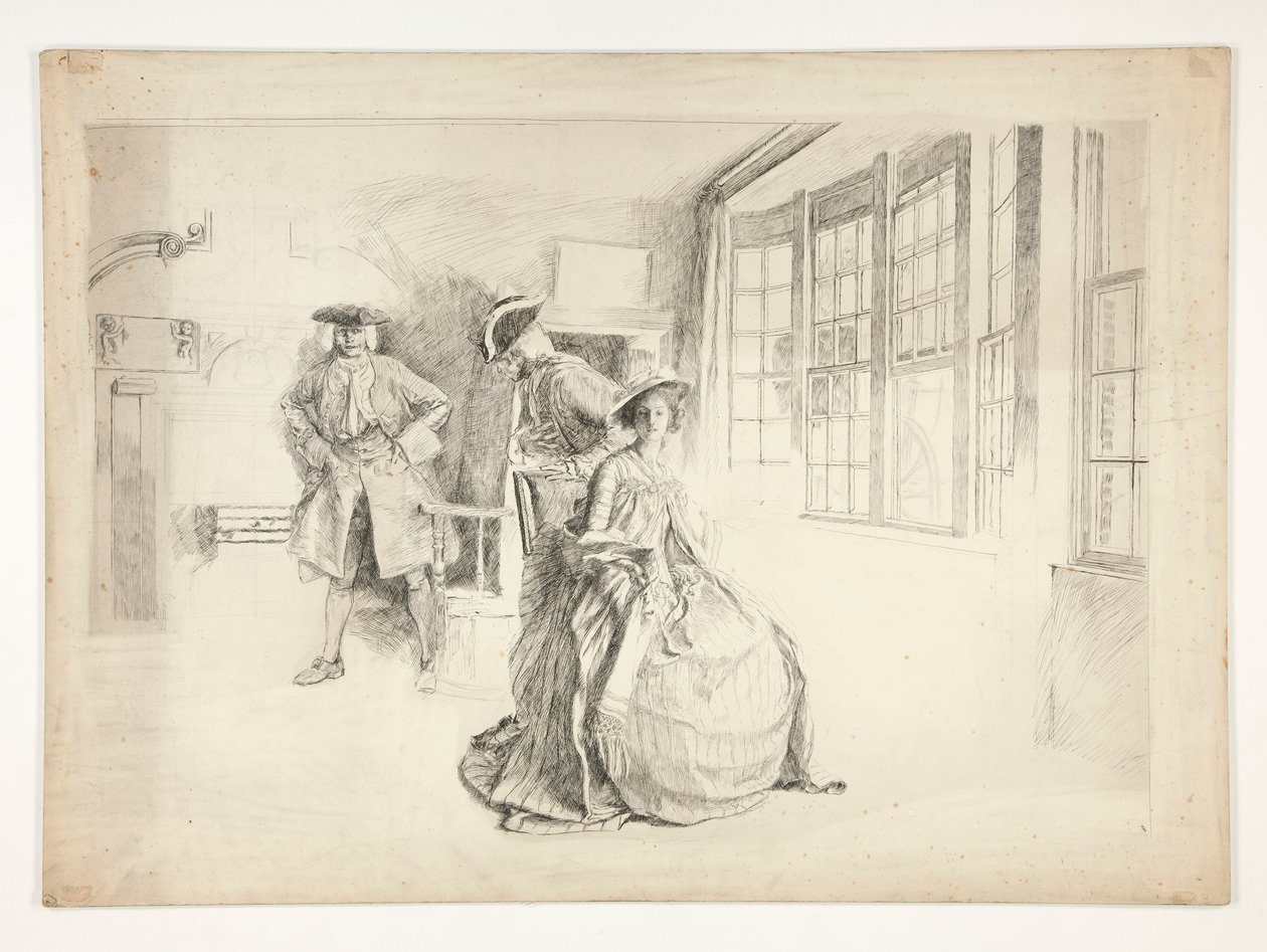 Egy kéretlen látogató alkotó: Edwin Austin Abbey