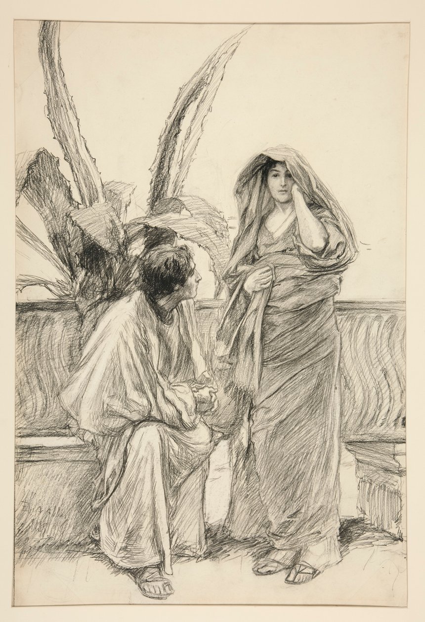 Syracuse Antipholus: alkotó: Edwin Austin Abbey