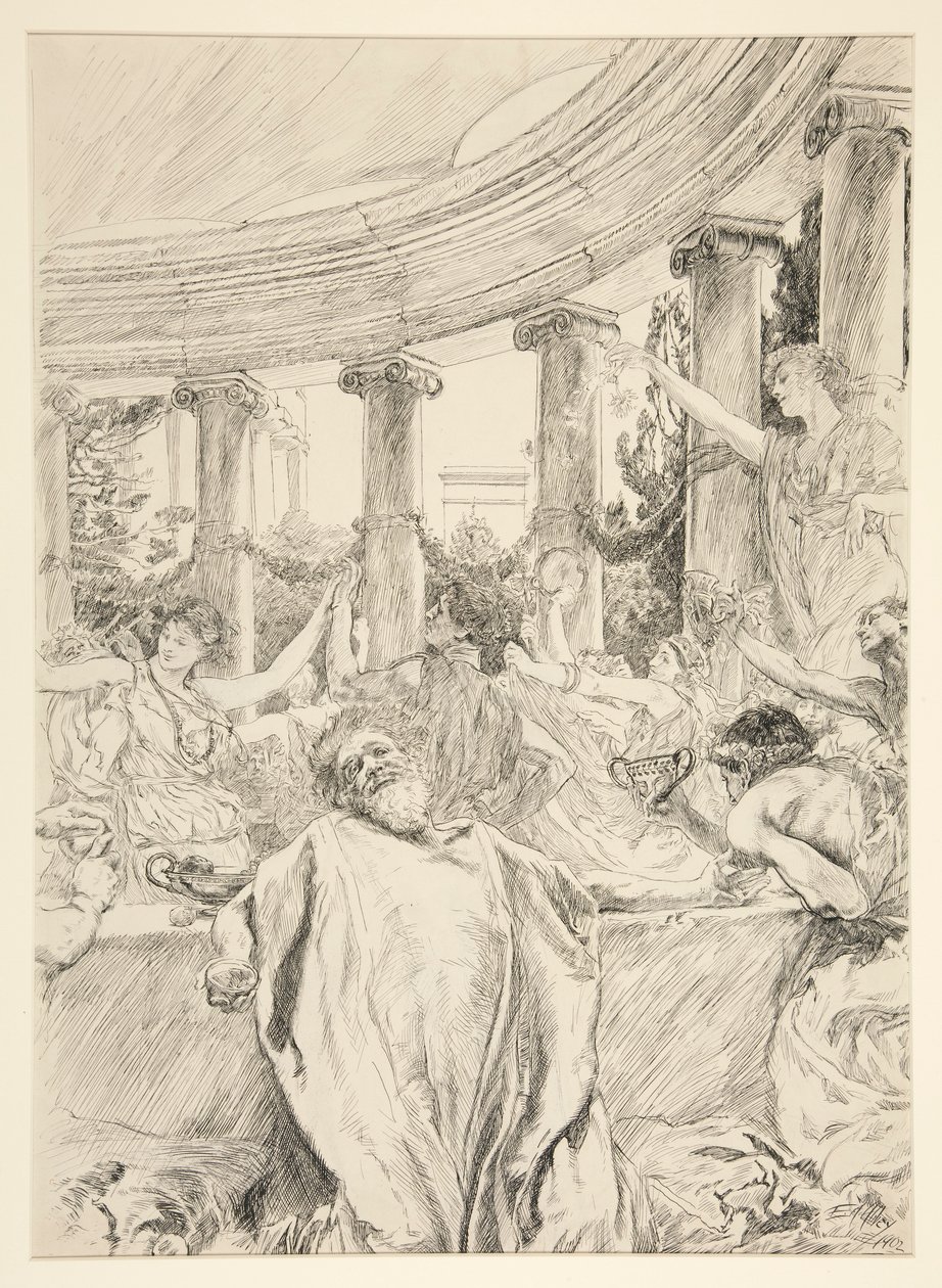 Apemantus: alkotó: Edwin Austin Abbey