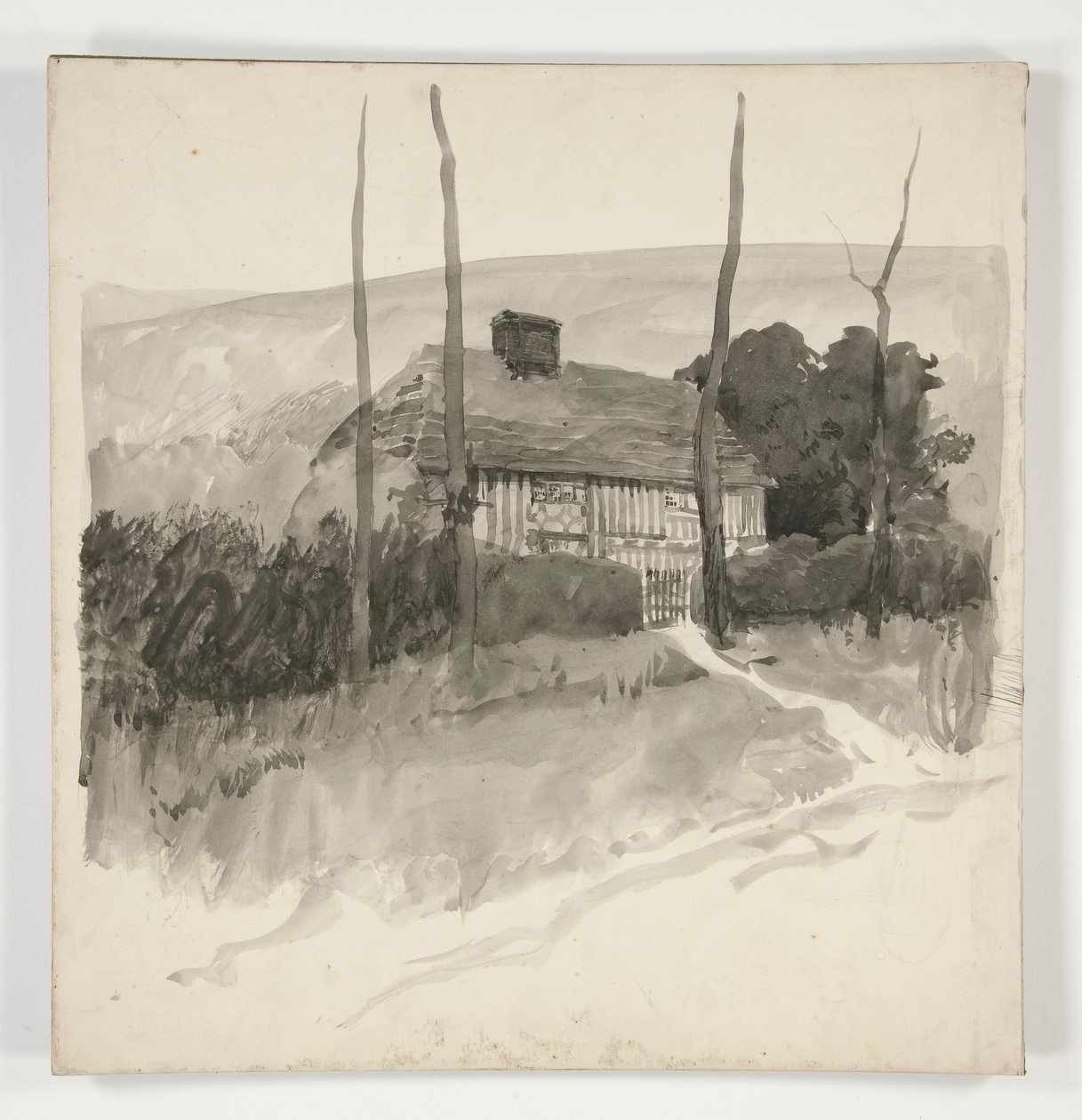 Építészeti tanulmány alkotó: Edwin Austin Abbey