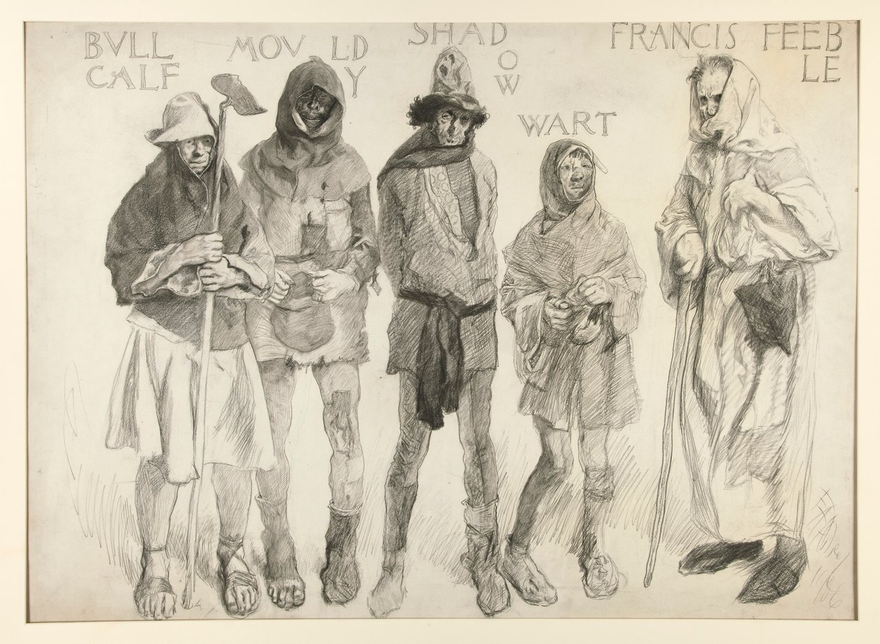 Sekély igazságszolgáltatás előtt alkotó: Edwin Austin Abbey