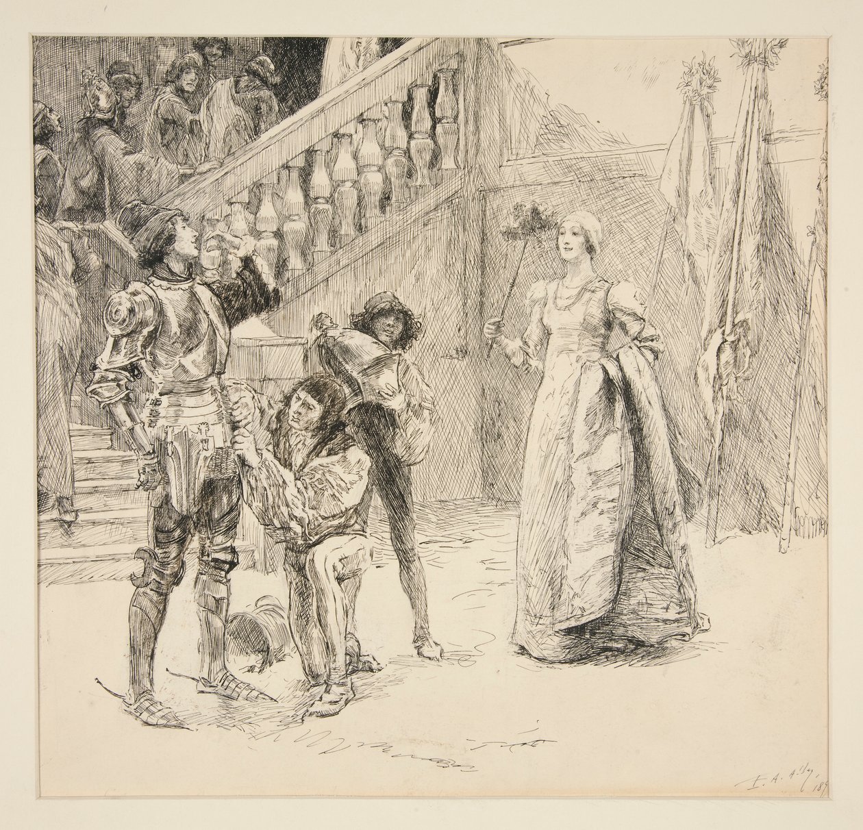 Benedek: alkotó: Edwin Austin Abbey