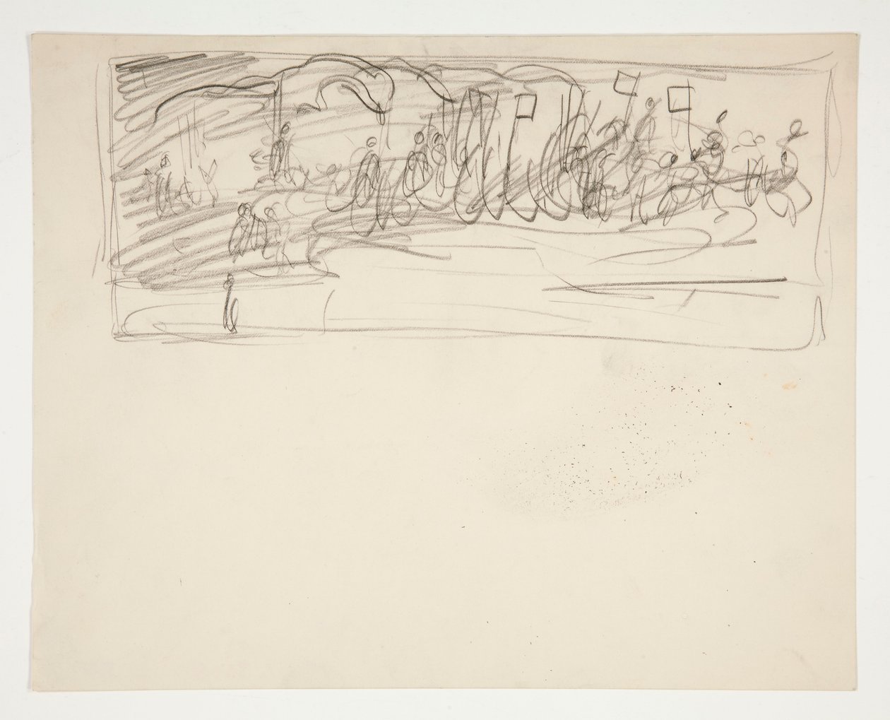 Kompozíciós tanulmány a Szent Grál kutatásához (tizenöt festményből álló sorozat a Boston Public Library számára, 1901-ben fejeződött be) alkotó: Edwin Austin Abbey