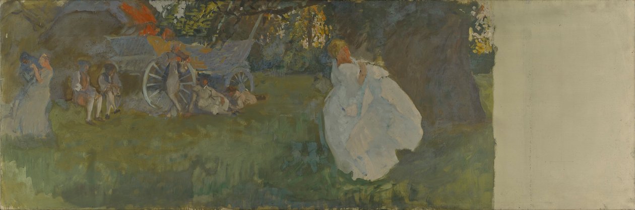 Kompozíciós tanulmány alkotó: Edwin Austin Abbey