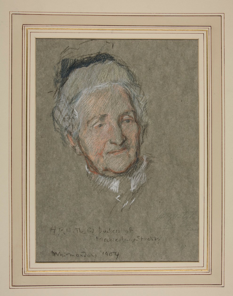 VII. Edward koronázása Portré: Mechlenburg-Strelitz nagyhercegnő alkotó: Edwin Austin Abbey
