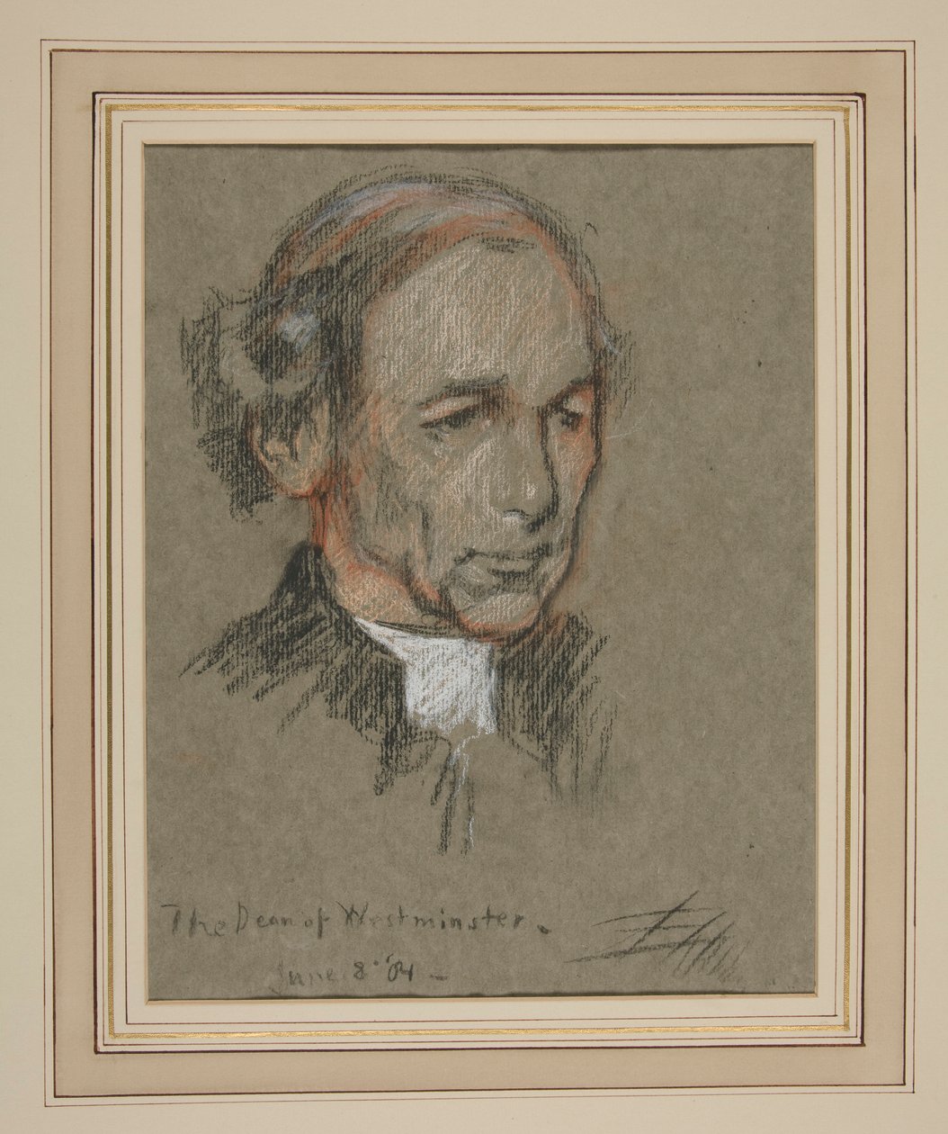 VII. Edward koronázása Portré: Joseph Armitage Robinson, kanonok alkotó: Edwin Austin Abbey