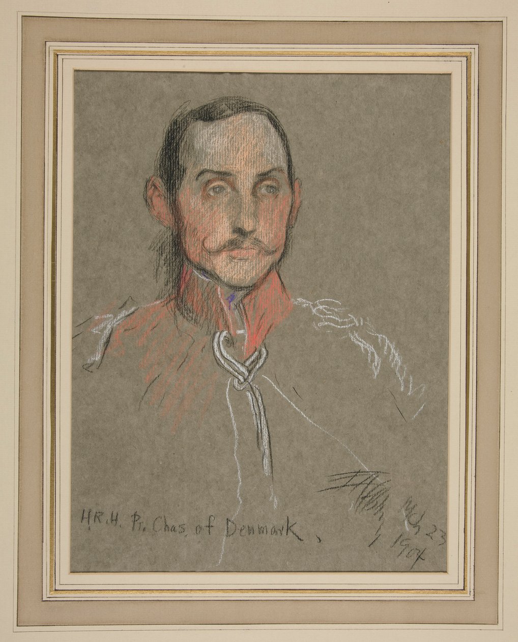 VII. Edward koronázása Portré: Károly dán herceg alkotó: Edwin Austin Abbey