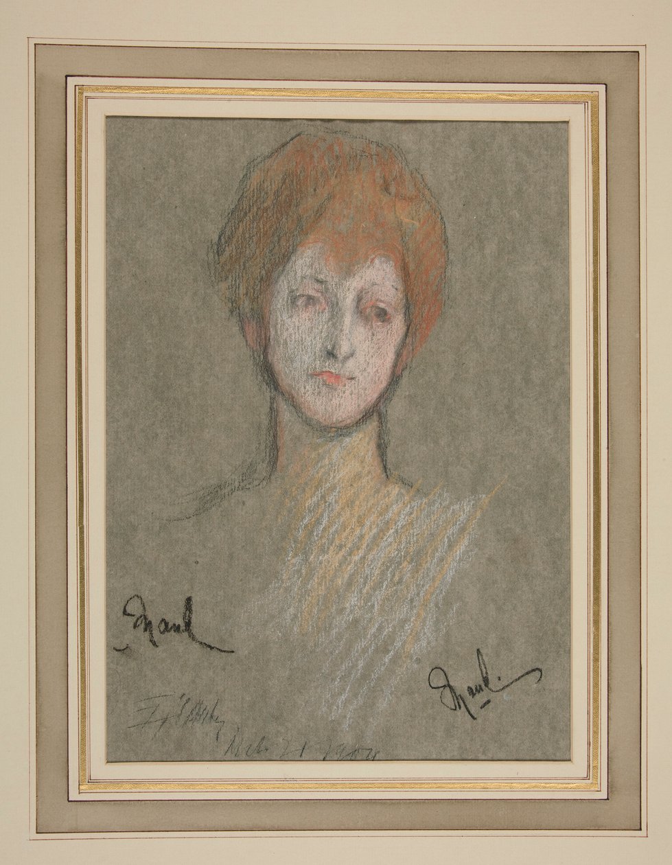 VII. Edward koronázása Portré: Maud brit hercegnő alkotó: Edwin Austin Abbey