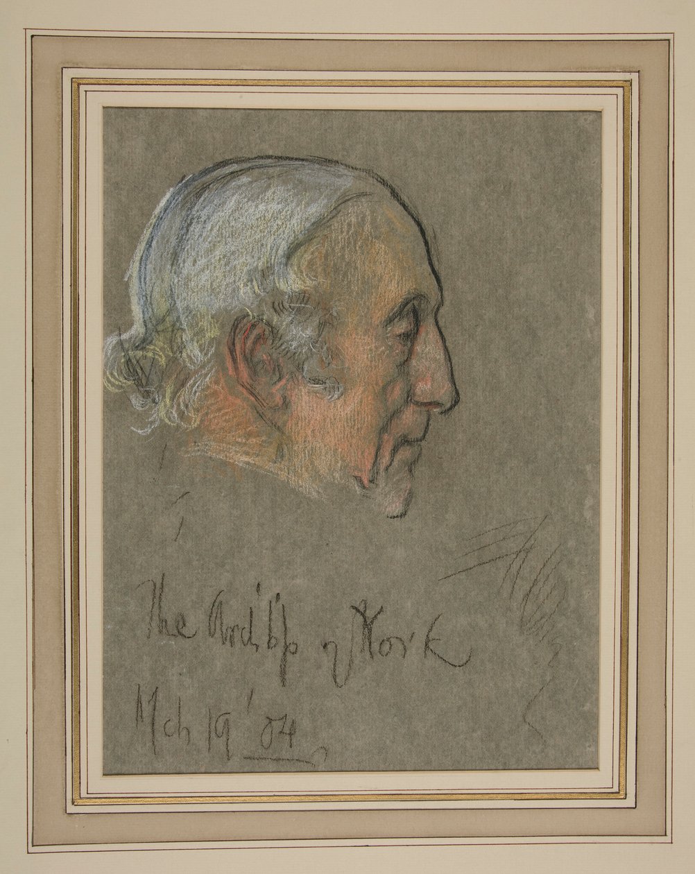 VII. Edward koronázása Portré: William Dalrymple Maclagan érsek alkotó: Edwin Austin Abbey