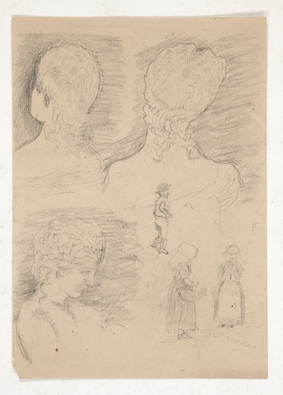 Szobor mellszobor rajza alkotó: Edwin Austin Abbey