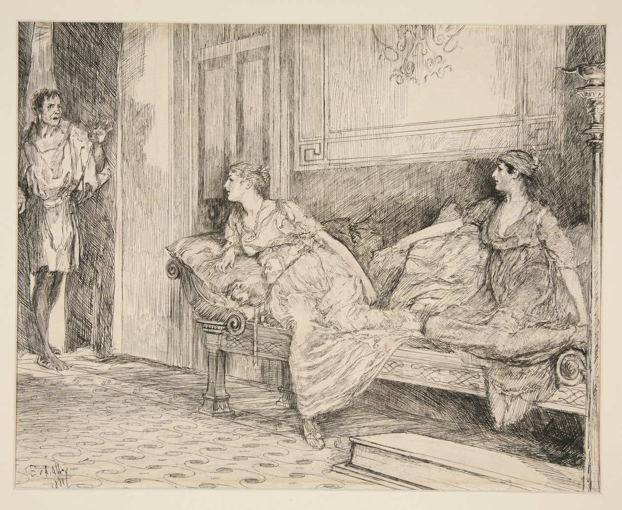 Ephesus útja: alkotó: Edwin Austin Abbey