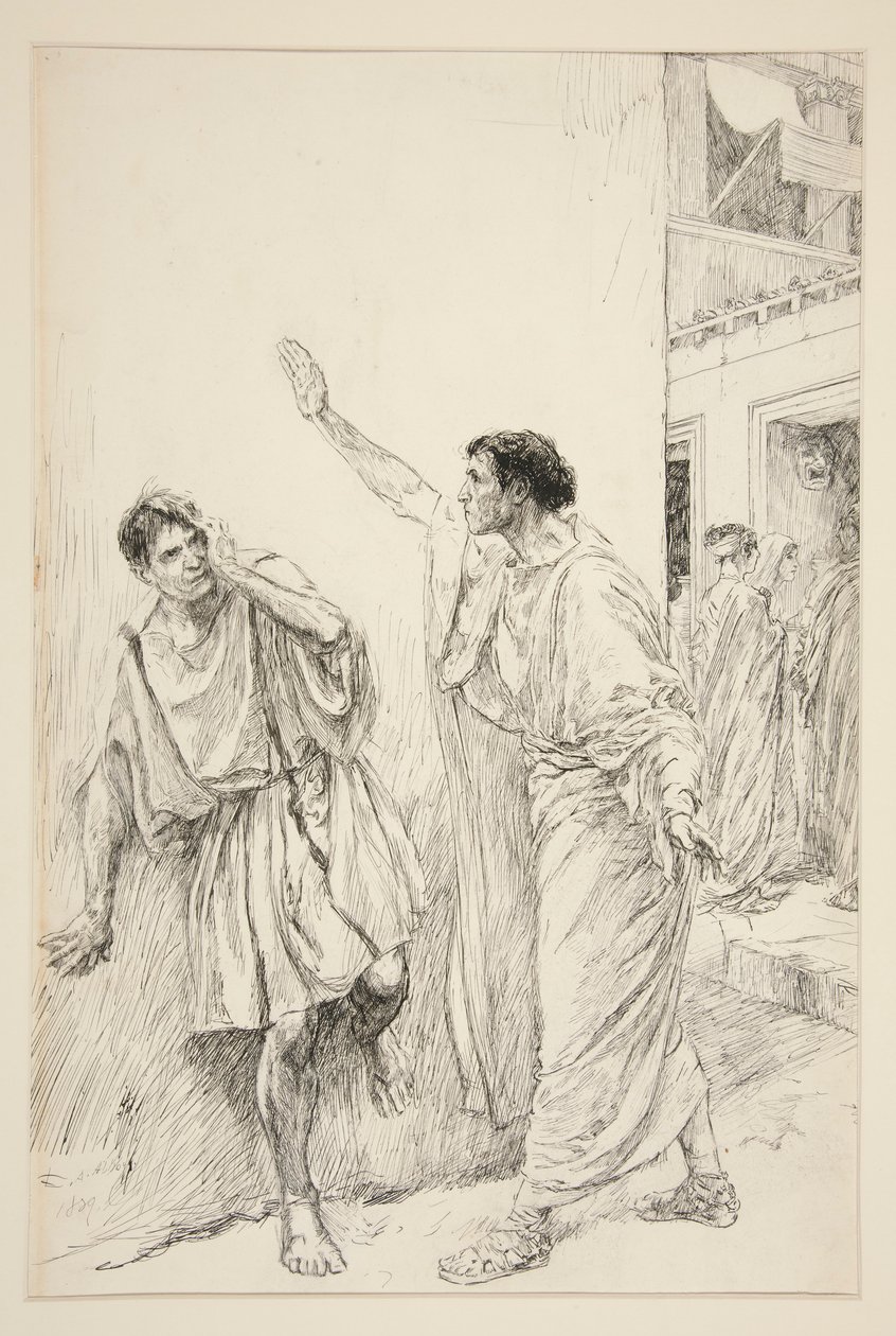 Ephesus útja: alkotó: Edwin Austin Abbey