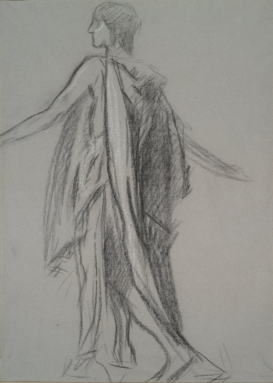 Korai alaktanulmány a alkotó: Edwin Austin Abbey