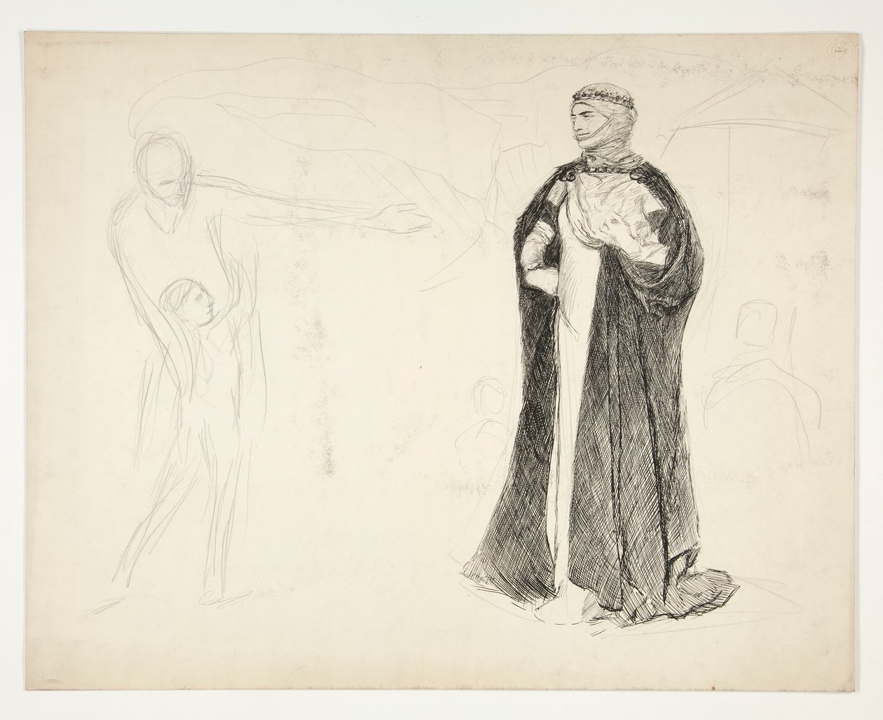 János király korai tanulmányai alkotó: Edwin Austin Abbey