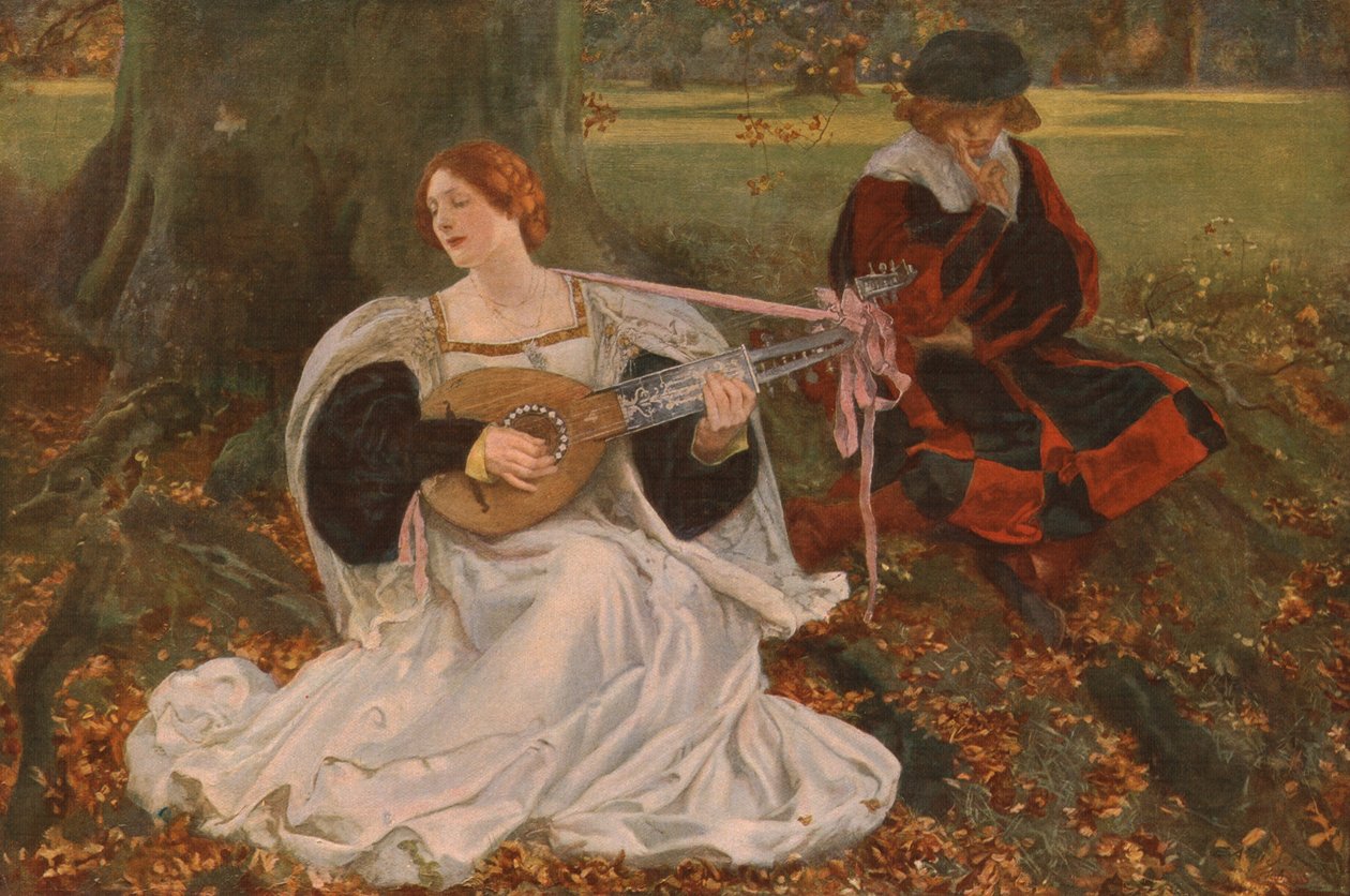 Fair is my Love, c1900, c1930. alkotó: Edwin Austin Abbey